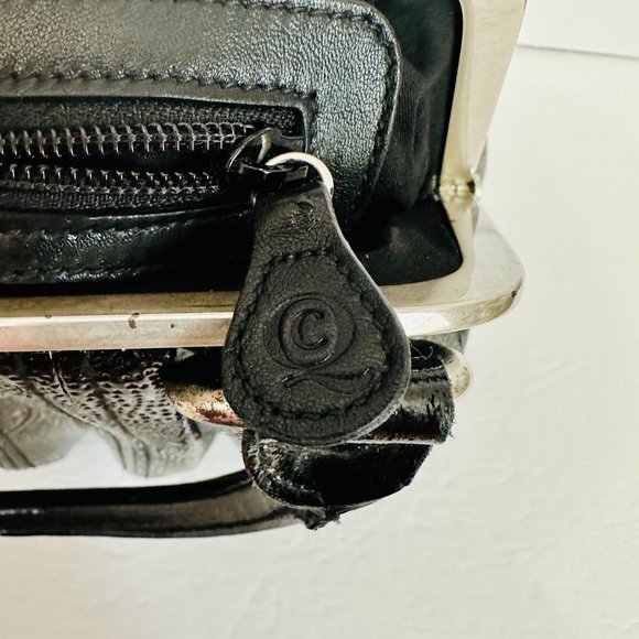 ALEXANDER MCQUEEN NOVAK PAISLEY PATENT LEATHER SATCHEL BAG LIMITED EDITION RARE - Picture 11 of 13